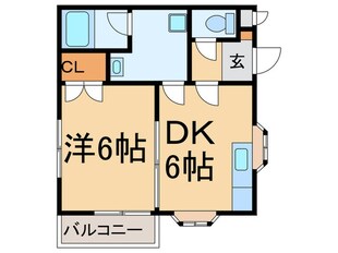 グレ－ス一番館の物件間取画像